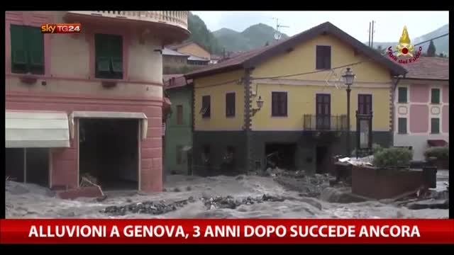 Alluvioni a Genova, 3 anni dopo succede ancora
