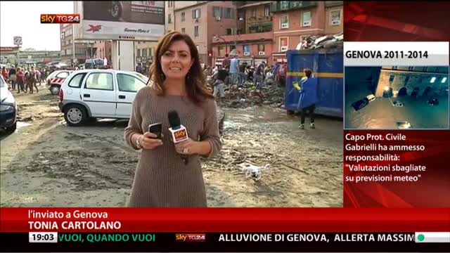 Alluvione Genova, le immagini viste da un drone