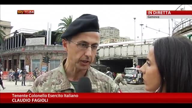 Alluvione Genova, le parole del Tenente Claudio Fagioli