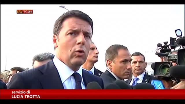 Genova, Renzi: "Stanziati 2 mld, non servono passerelle"