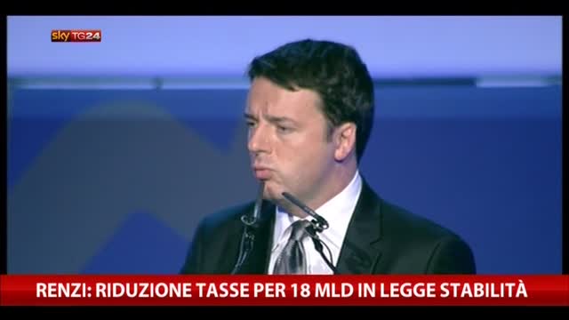 Legge stabilità, Renzi: sarà una manovra da 30 miliardi