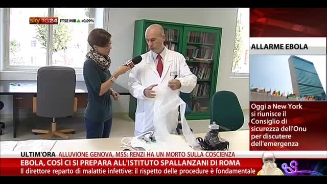 Ebola, così ci si prepara all'Istituto Spallanzani di Roma