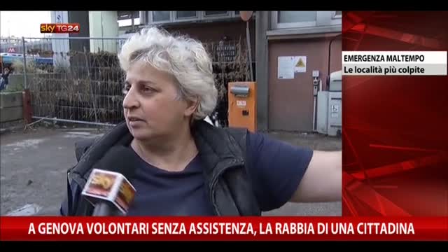 Genova, volontari senza assistenza: rabbia di una cittadina