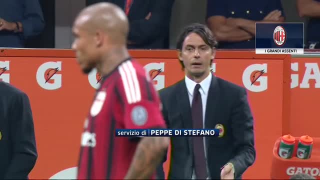 Milan, contro il Chievo assenti i punti fermi di Inzaghi