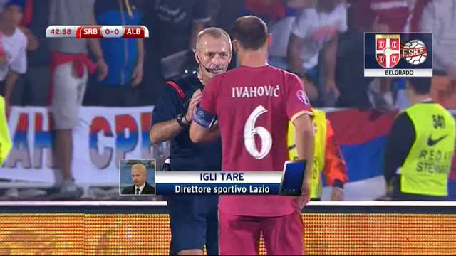 Follia Serbia-Albania, il commento di Igli Tare