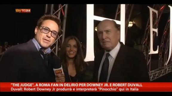 "The Judge", a Roma fan in delirio per Downey Jr. e Duvall