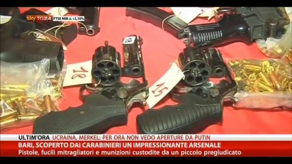 Bari, scoperto dai Carabinieri un impressionante arsenale