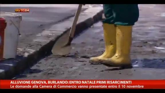 Alluvione Genova, Burlando: entro Natale primi risarcimenti