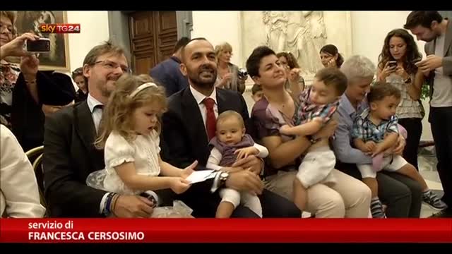 Roma, in Campidoglio la registrazione di 16 coppie gay