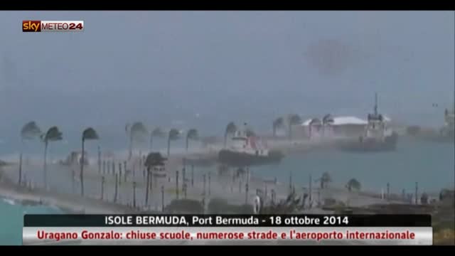 Port Bermuda, con Uragano Gonzalo chiuse scuole e aeroporto