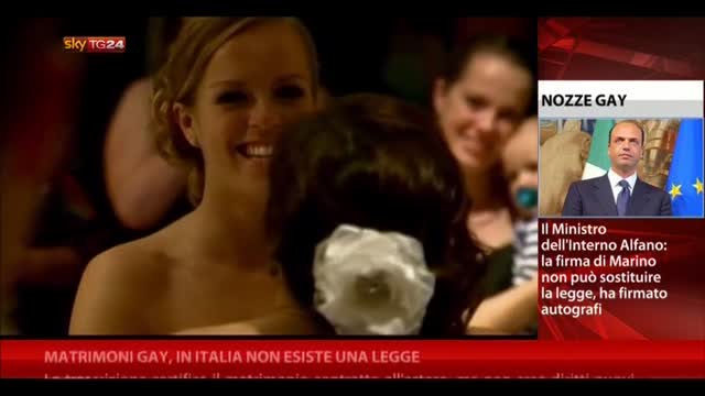 Matrimoni gay, in Italia non esiste una legge