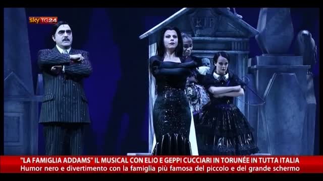 "La famiglia Addams", il musical con Elio e Geppi Cucciari