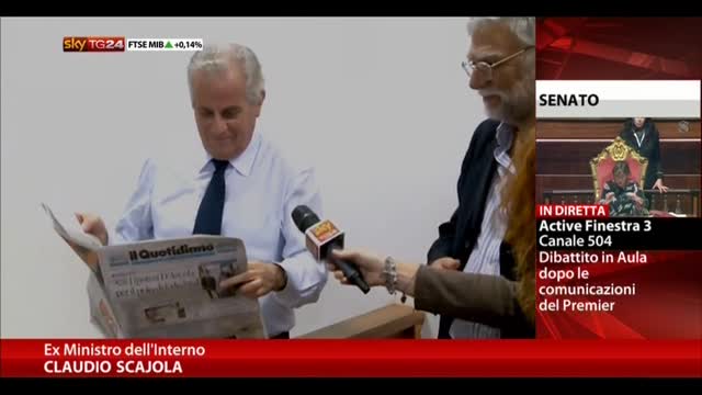 Caso Matacena, Scajola a Sky TG24: "Rispetto le istituzioni"