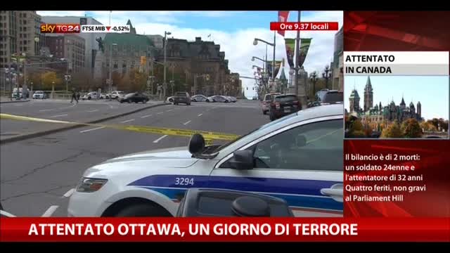 Terrore ad Ottawa, il Parlamento sotto attacco