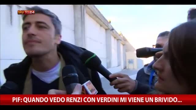 Pif: quando vedo Renzi con Verdini mi viene un brivido...
