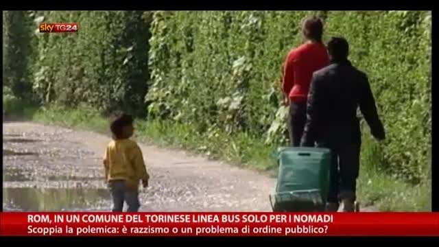 Rom, in un comune del torinese linea bus solo per i nomadi