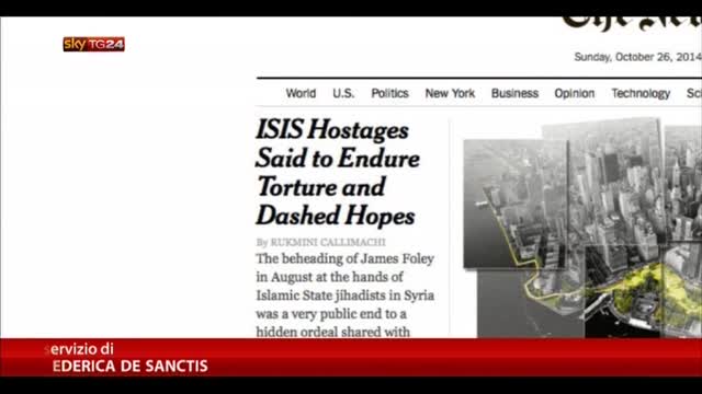 Isis, torture inflitte agli ostaggi prima di decapitazioni