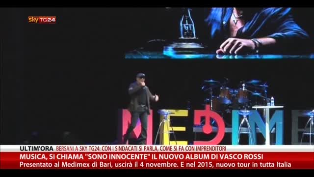 Musica, si chiama "Sono innocente" il nuovo album di Vasco
