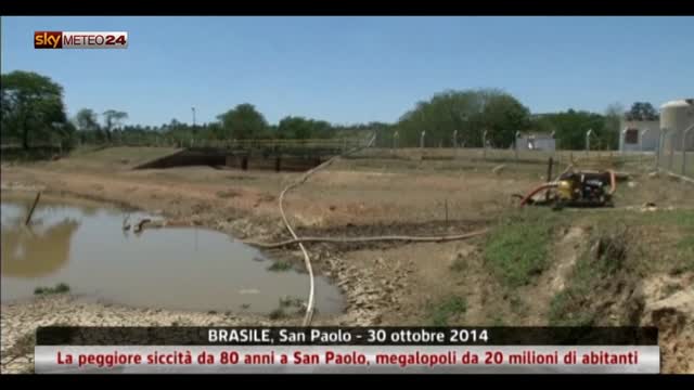 Brasile, la peggiore siccità da 80 anni a San Paolo