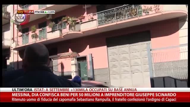 Messina, Dia confisca beni per 50mln a imprenditore Scinardo