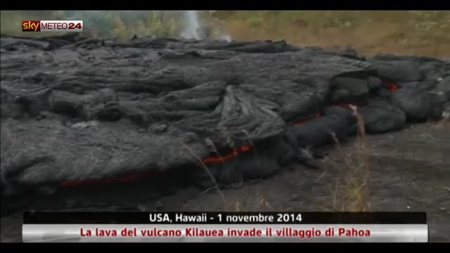USA, lava del vulcano Kilauea invade il villaggio di Pahoa