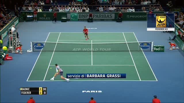 Parigi, Federer ko. Roger rimanda il sorpasso a Djokovic