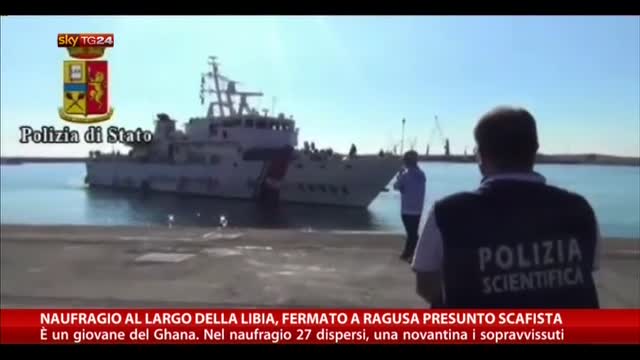 Naufragio in Libia, fermato a Ragusa presunto scafista