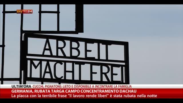 Germania, rubata targa campo concentramento Dachau