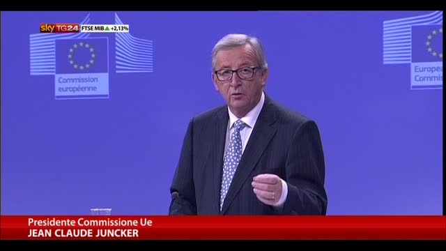 Juncker: nessun problema con Renzi, lo apprezzo molto