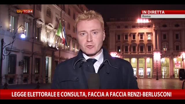 L. elettorale e consulta, faccia a faccia Renzi-Berlusconi
