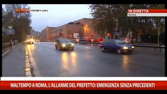 Maltempo Roma, allarme Prefetto: emergenza senza precedenti