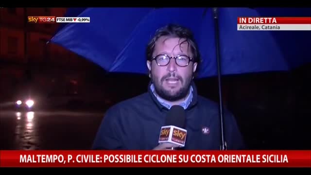 Maltempo, P. Civile: possibile ciclone su costa siciliana