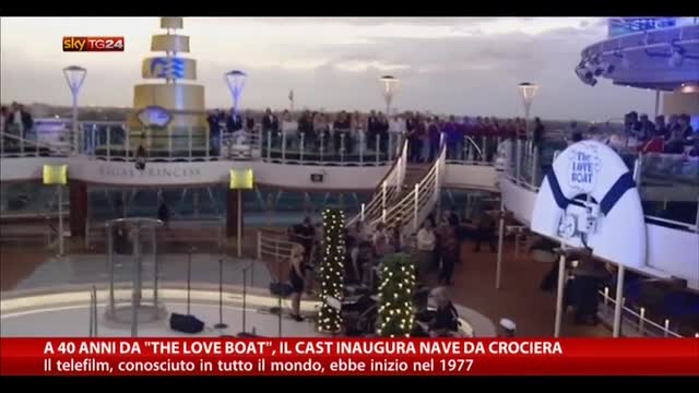 A 40 anni da "The Love boat", cast inaugura nave da crociera