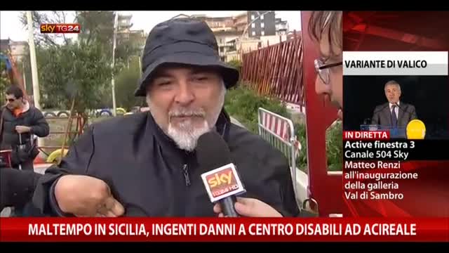 Maltempo Sicilia, ingenti danni a centro disabili a Acireale