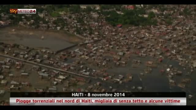 Haiti, piogge torrenziali, migliaia di senza tetto