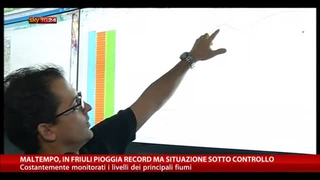 Maltempo Friuli, piogge record ma situazione sotto controllo