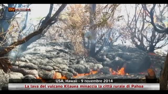 La lava del vulcano Kilauea minaccia la città di Pahoa