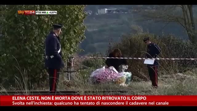 Elena Ceste, non è morta dove è stato ritrovato il corpo