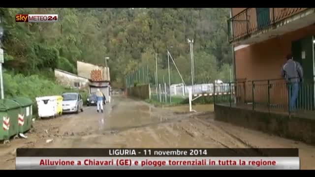 Alluvione Chiavari e piogge torrenziali in tutta la regione