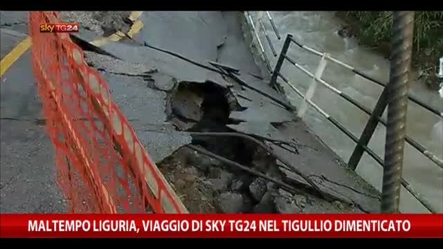 Maltempo Liguria, Sky TG24 nel tigullio dimenticato