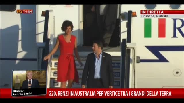 G20, Renzi in Australia per vertice tra i grandi della terra