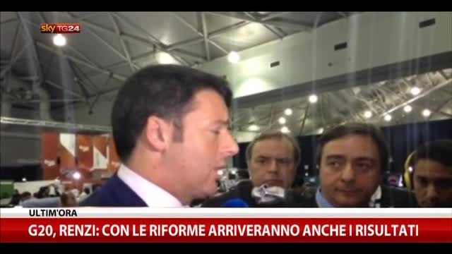 G20, Renzi: tutti i leader stanno agendo bene