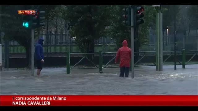 Allagamenti maltempo, Milano sott'acqua