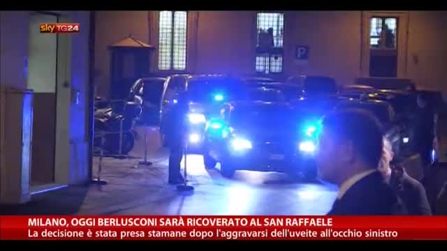 Milano, Berlusconi ricoverato al San Raffaele