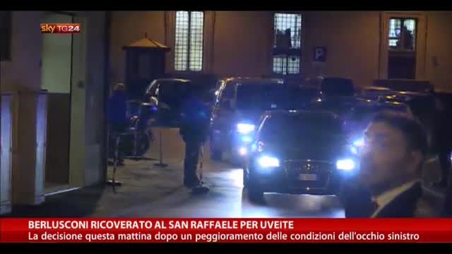 Berlusconi ricoverato al San Raffaele per uveite