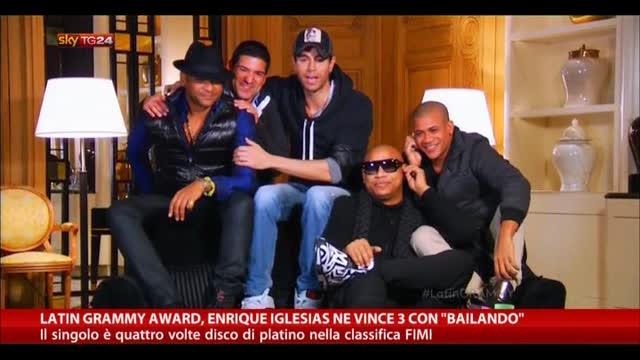 Latin Grammy Award, Enrique Iglesias ne vince 3 con Bailando