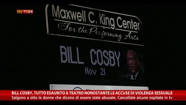 Bill Cosby, teatro al completo nonostante accuse violenza