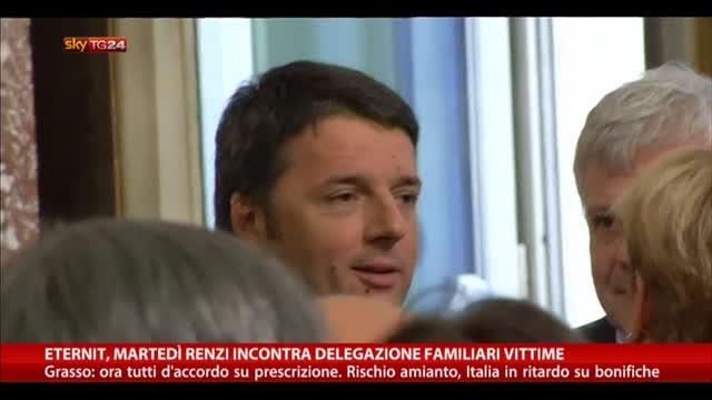 Eternit, martedì Renzi incontra i familiari delle vittime