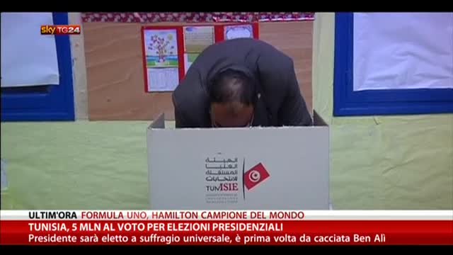 Tunisia, 5 mln al voto per le elezioni presidenziali