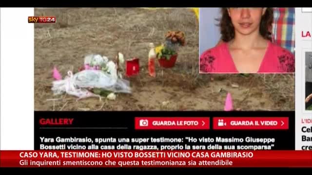 Yara, testimone: "Ho visto Bossetti vicino casa Gambirasio"